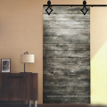 Rail Only Rustic Horizontal Plank Sliding Barn Door